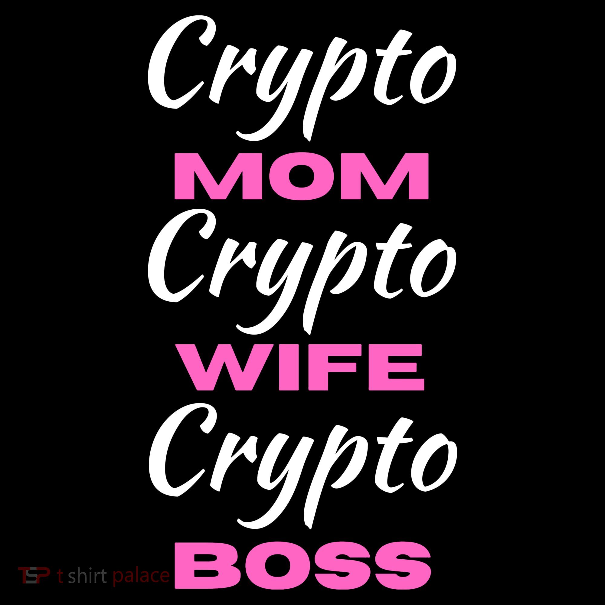 Crypto Wife Mom Boss Funny Visor