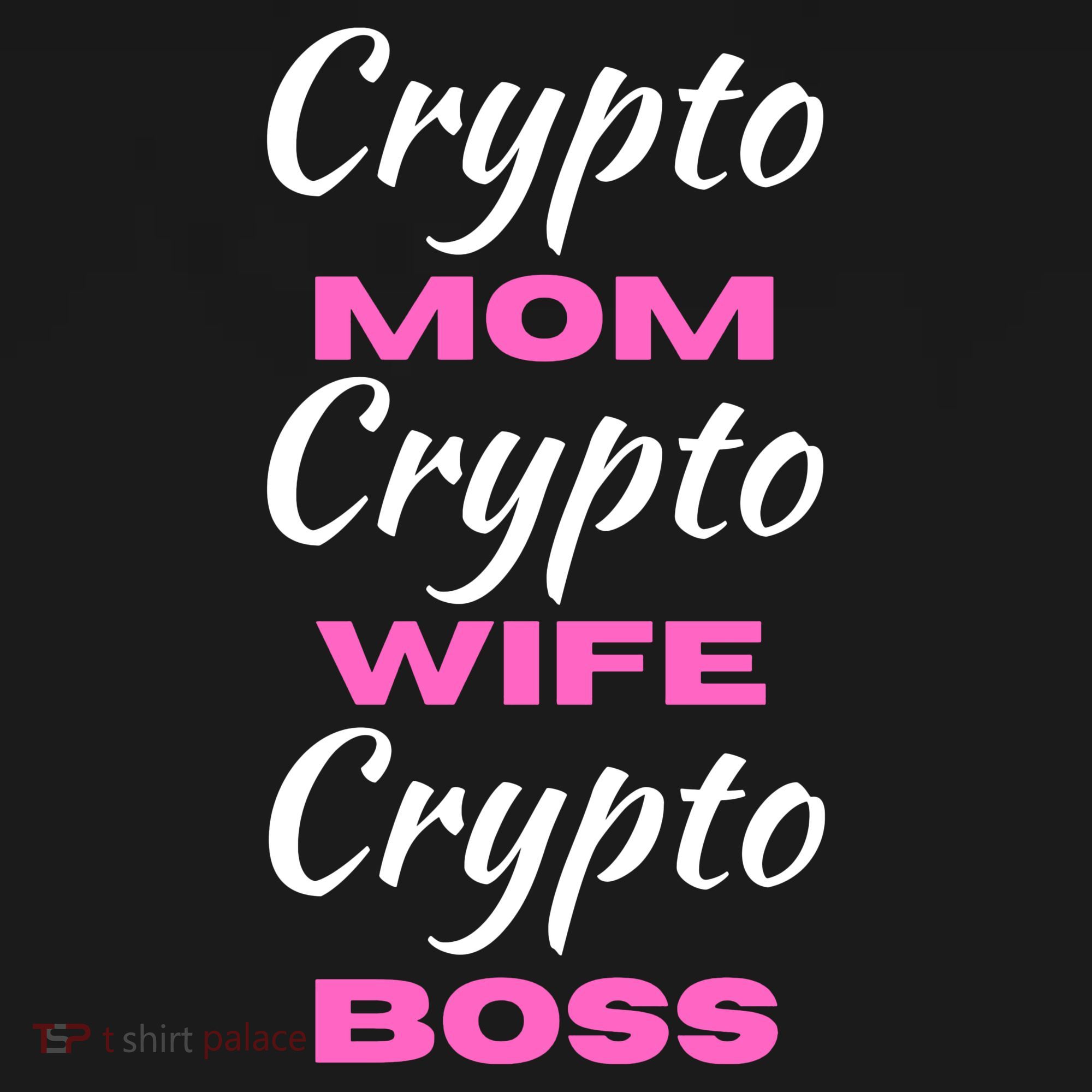 Crypto Wife Mom Boss Funny Tote Bag