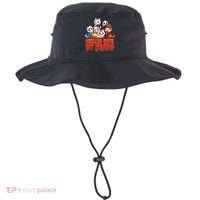 Chillin With My Creeps Funny Cat Horror Movies Serial Killer Bucket Hat thumb 0