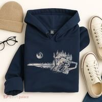 Chainsaw Woodworker Men Lumberjack Arborist Chainsaw Hoodie thumb 4