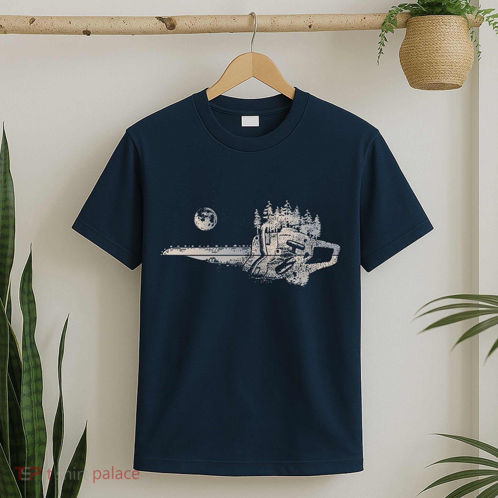 Chainsaw Woodworker Men Lumberjack Arborist Chainsaw T-Shirt