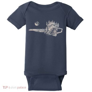 Chainsaw Woodworker Men Lumberjack Arborist Chainsaw Baby Bodysuit