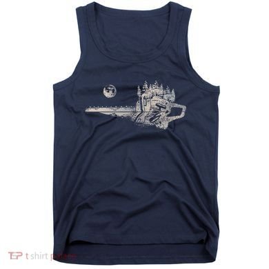 Chainsaw Woodworker Men Lumberjack Arborist Chainsaw Tank Top