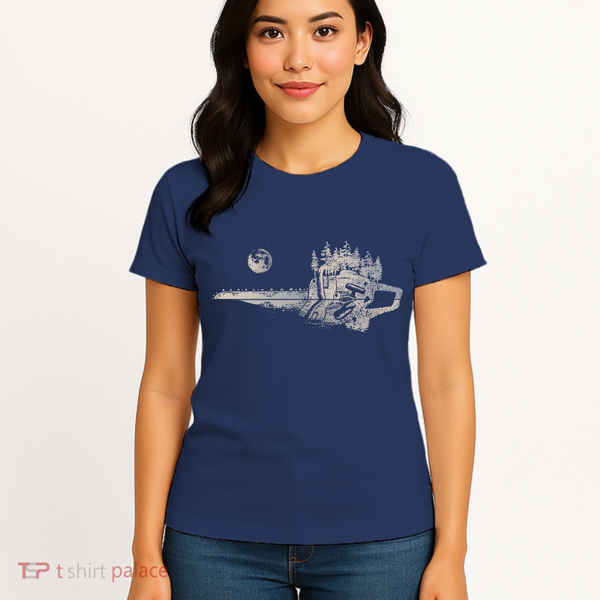 Chainsaw Woodworker Men Lumberjack Arborist Chainsaw Women's T-Shirt