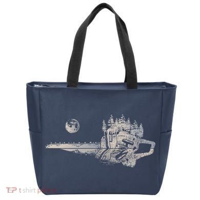 Chainsaw Woodworker Men Lumberjack Arborist Chainsaw Tote Bag
