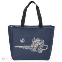 Chainsaw Woodworker Men Lumberjack Arborist Chainsaw Tote Bag thumb 0