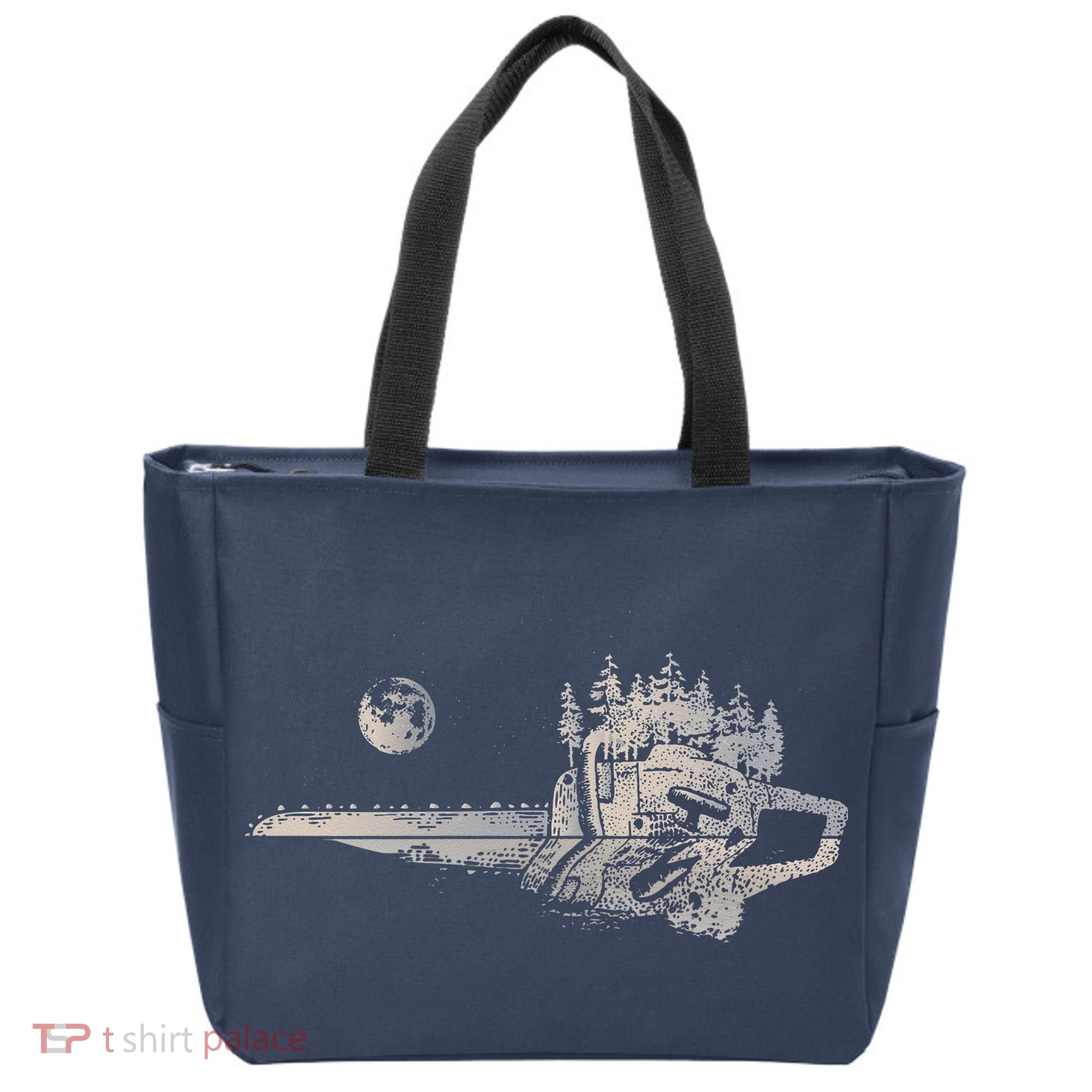 Chainsaw Woodworker Men Lumberjack Arborist Chainsaw Tote Bag