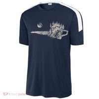 Chainsaw Woodworker Men Lumberjack Arborist Chainsaw Sport-Tek Competitor United Soccer Jersey thumb 2