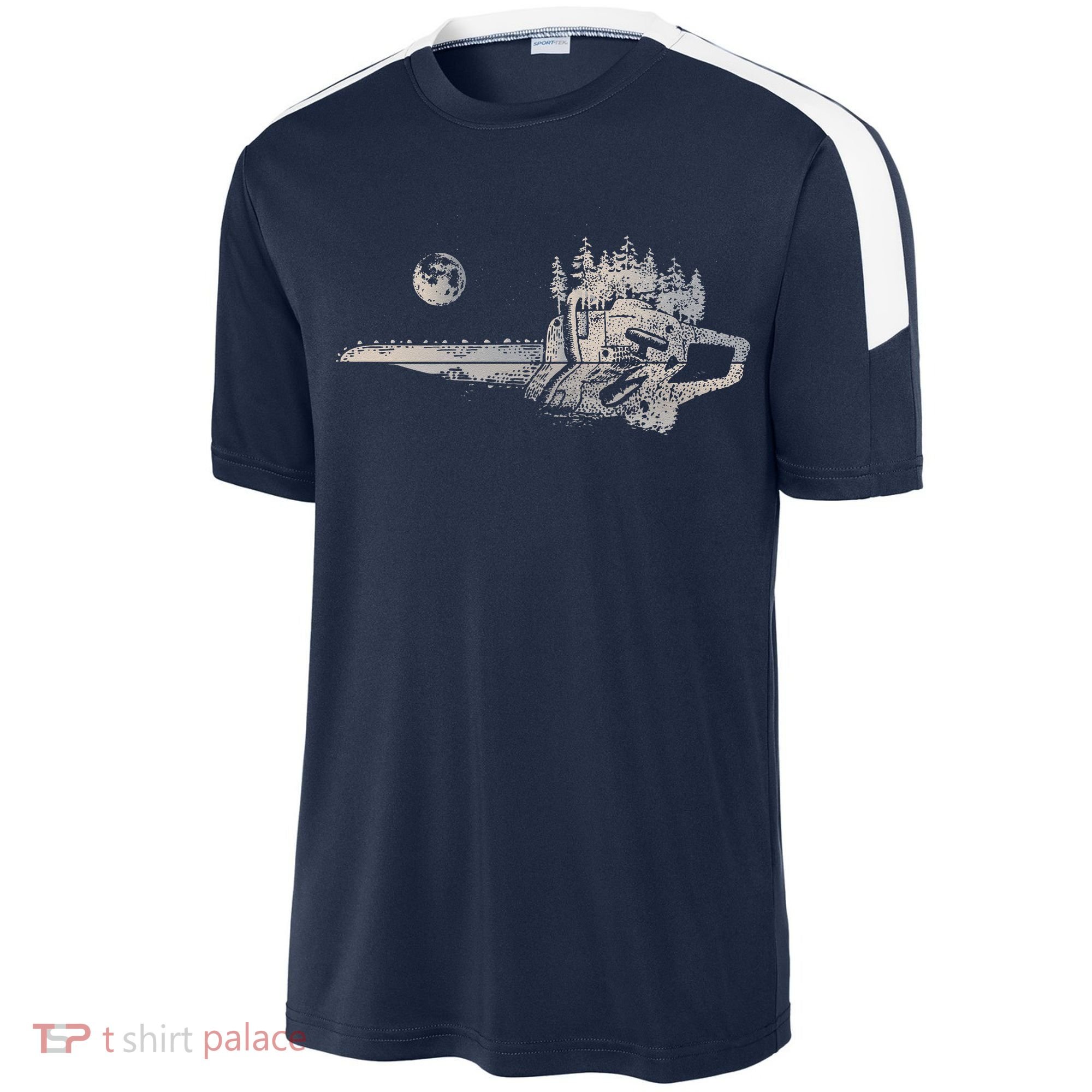 Chainsaw Woodworker Men Lumberjack Arborist Chainsaw Sport-Tek Competitor United Soccer Jersey