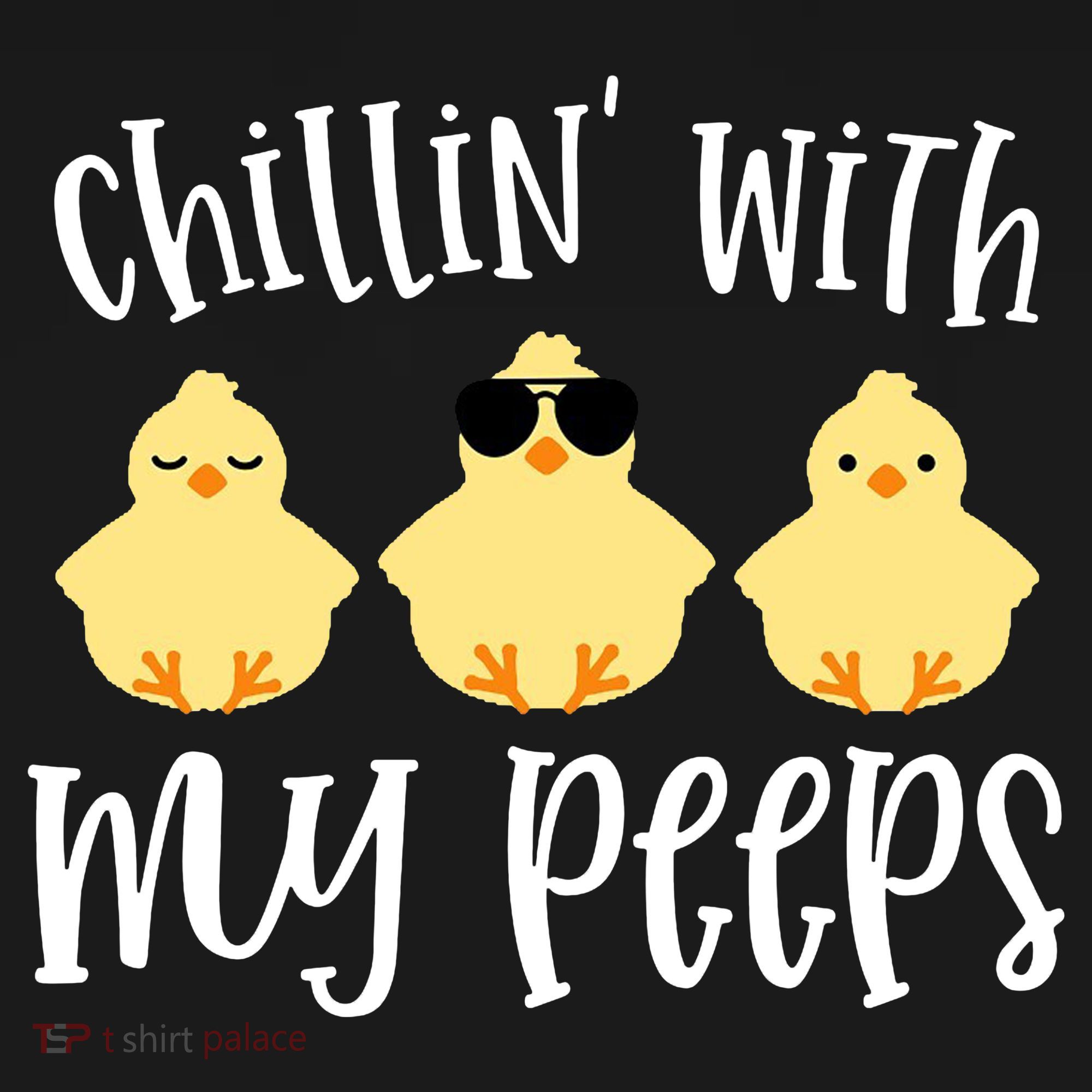 Chillin With My Peeps Cute Bucket Hat
