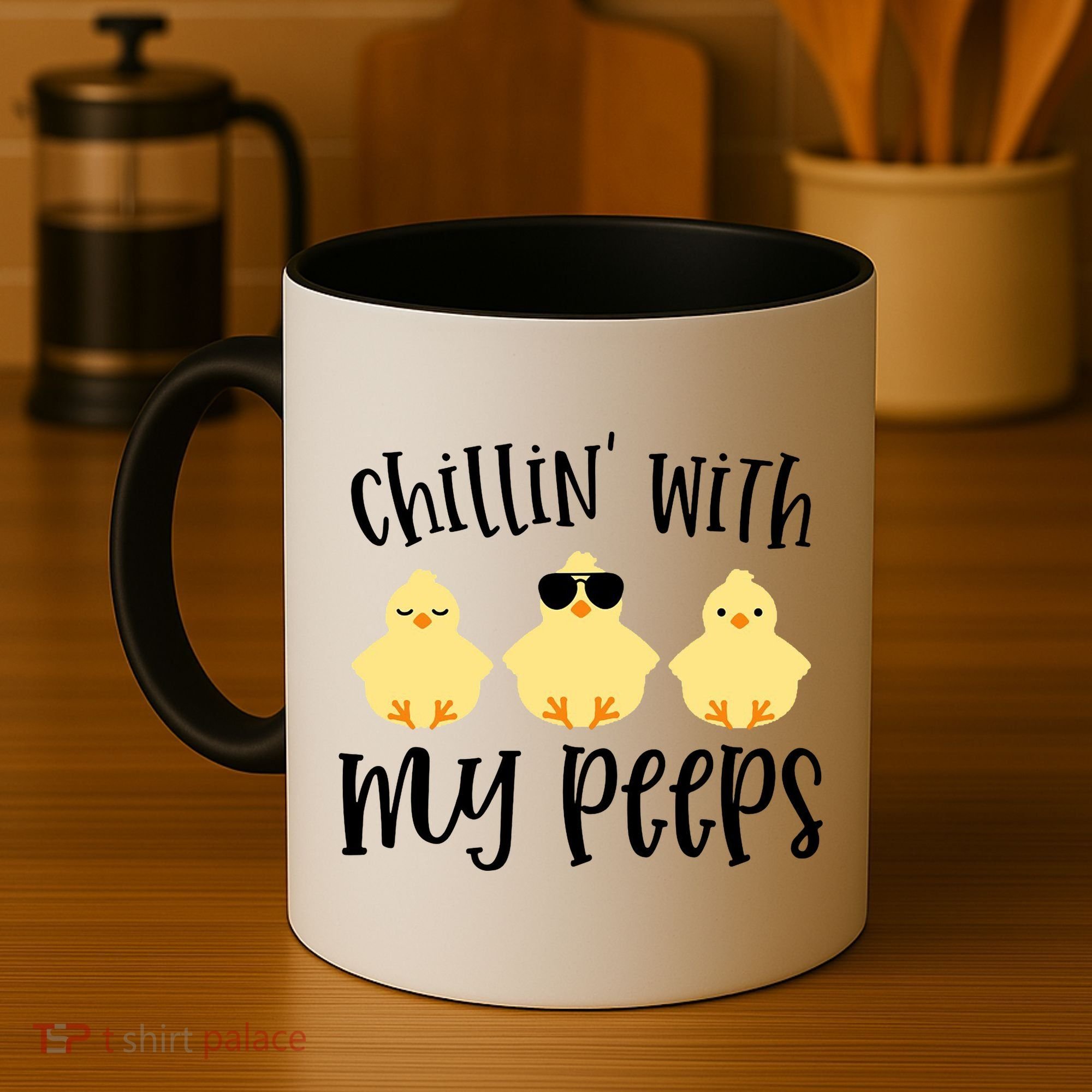 Chillin With My Peeps Cute Coffee Mug