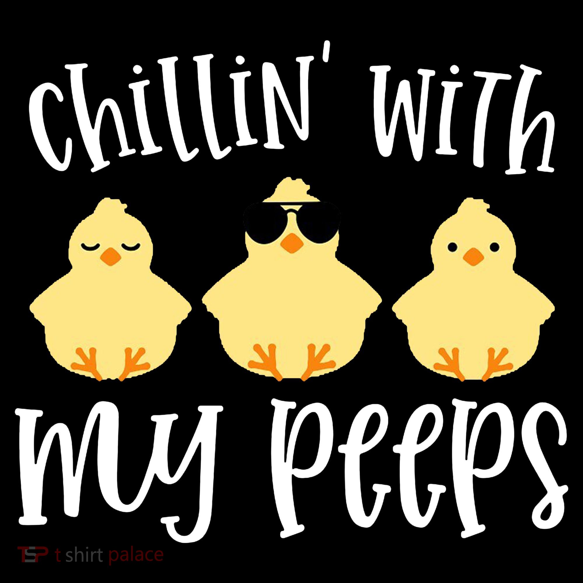 Chillin With My Peeps Cute Women's Hoodie