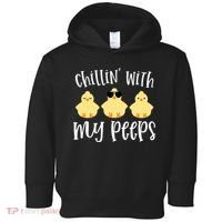 Chillin With My Peeps Cute Toddler Hoodie thumb 0