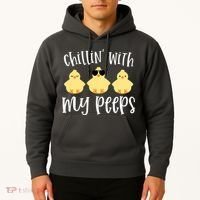 Chillin With My Peeps Cute Hoodie thumb 2