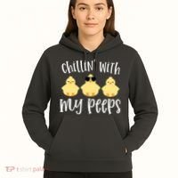 Chillin With My Peeps Cute Hoodie thumb 5