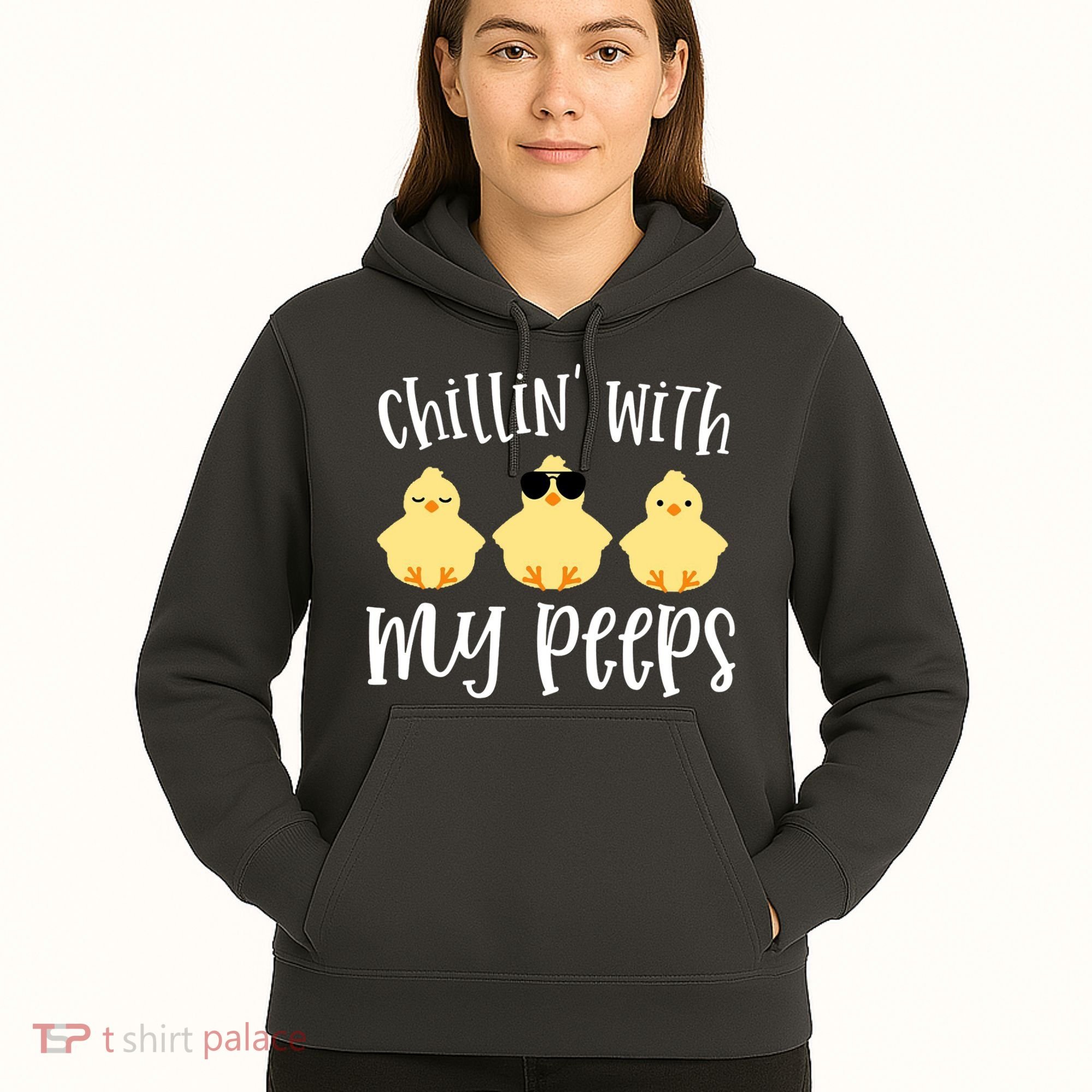 Chillin With My Peeps Cute Hoodie