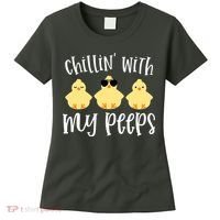 Chillin With My Peeps Cute Women's T-Shirt thumb 0