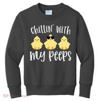 Chillin With My Peeps Cute Kids Sweatshirt thumb 0