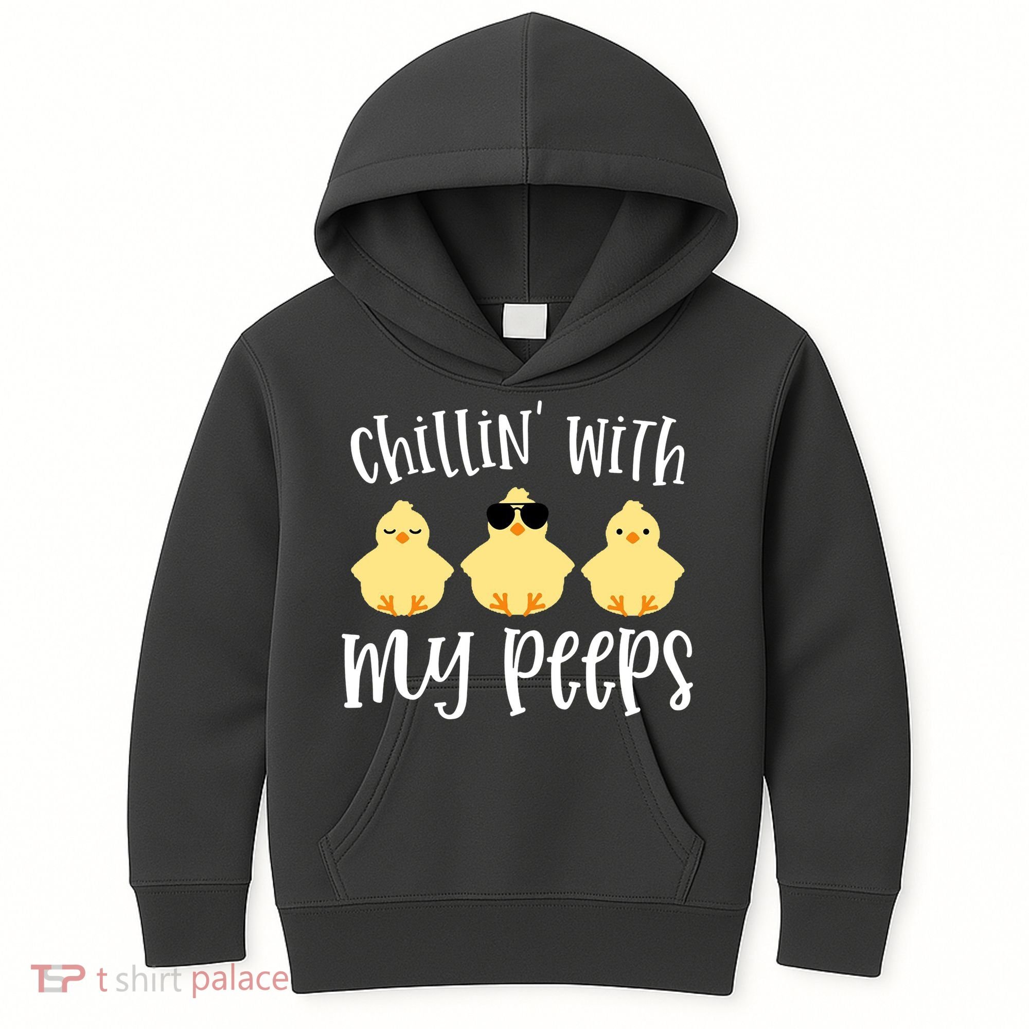 Chillin With My Peeps Cute Kids Hoodie