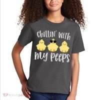Chillin With My Peeps Cute Kids T-Shirt thumb 2
