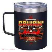 Cruisin Woodward Motor Mania 2025 12oz Stainless Steel Coffee Mug thumb 2