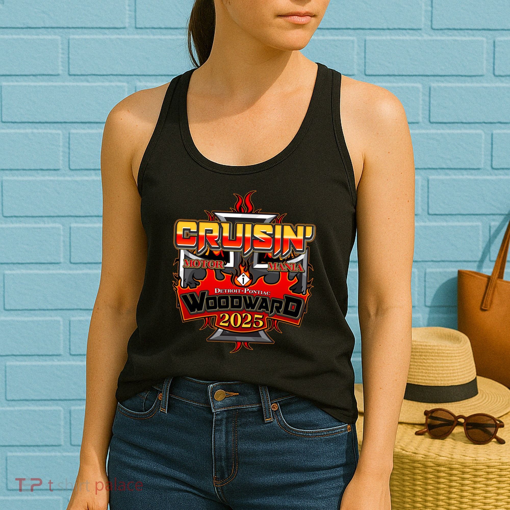 Cruisin Woodward Motor Mania 2025 Women's Tank Top