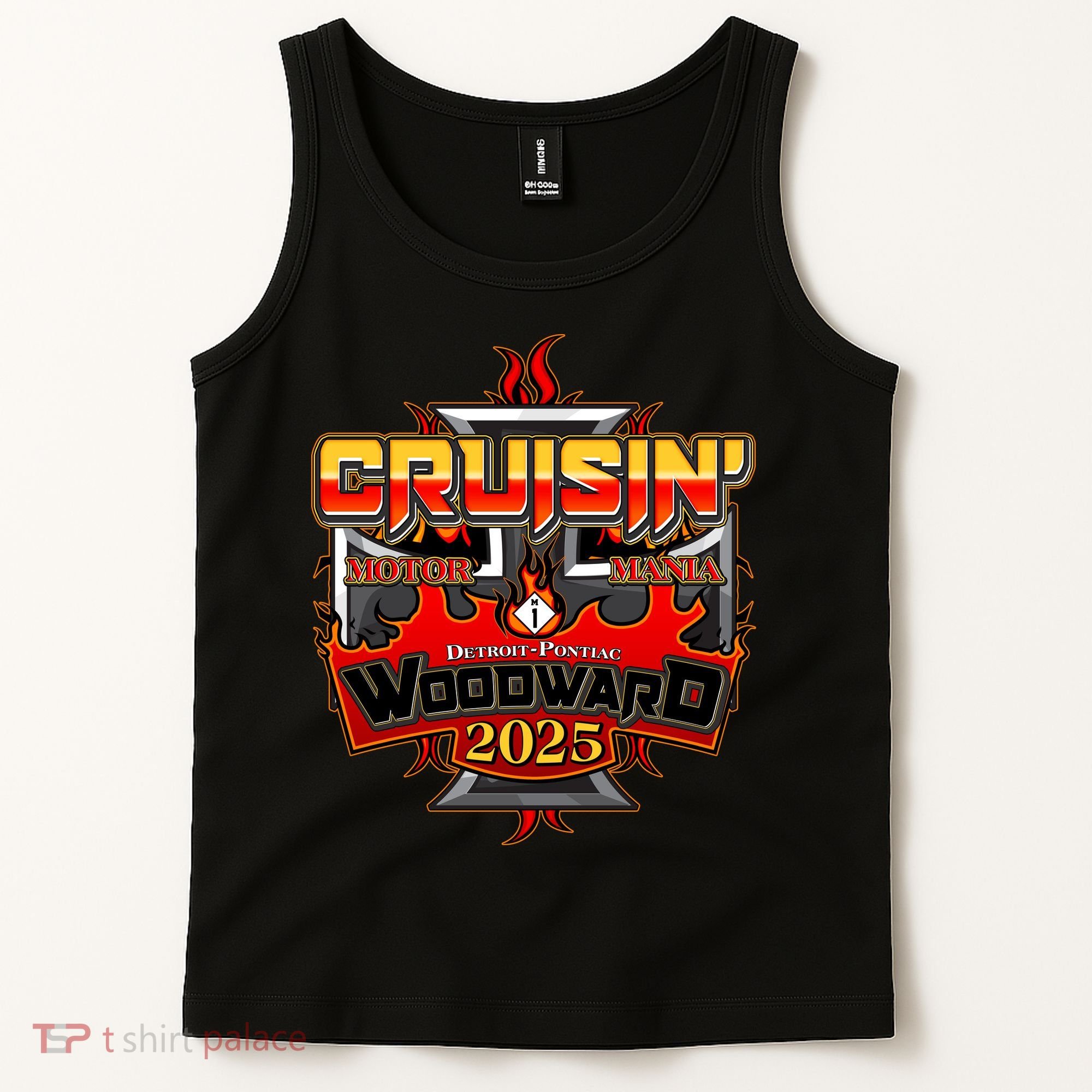 Cruisin Woodward Motor Mania 2025 Tank Top