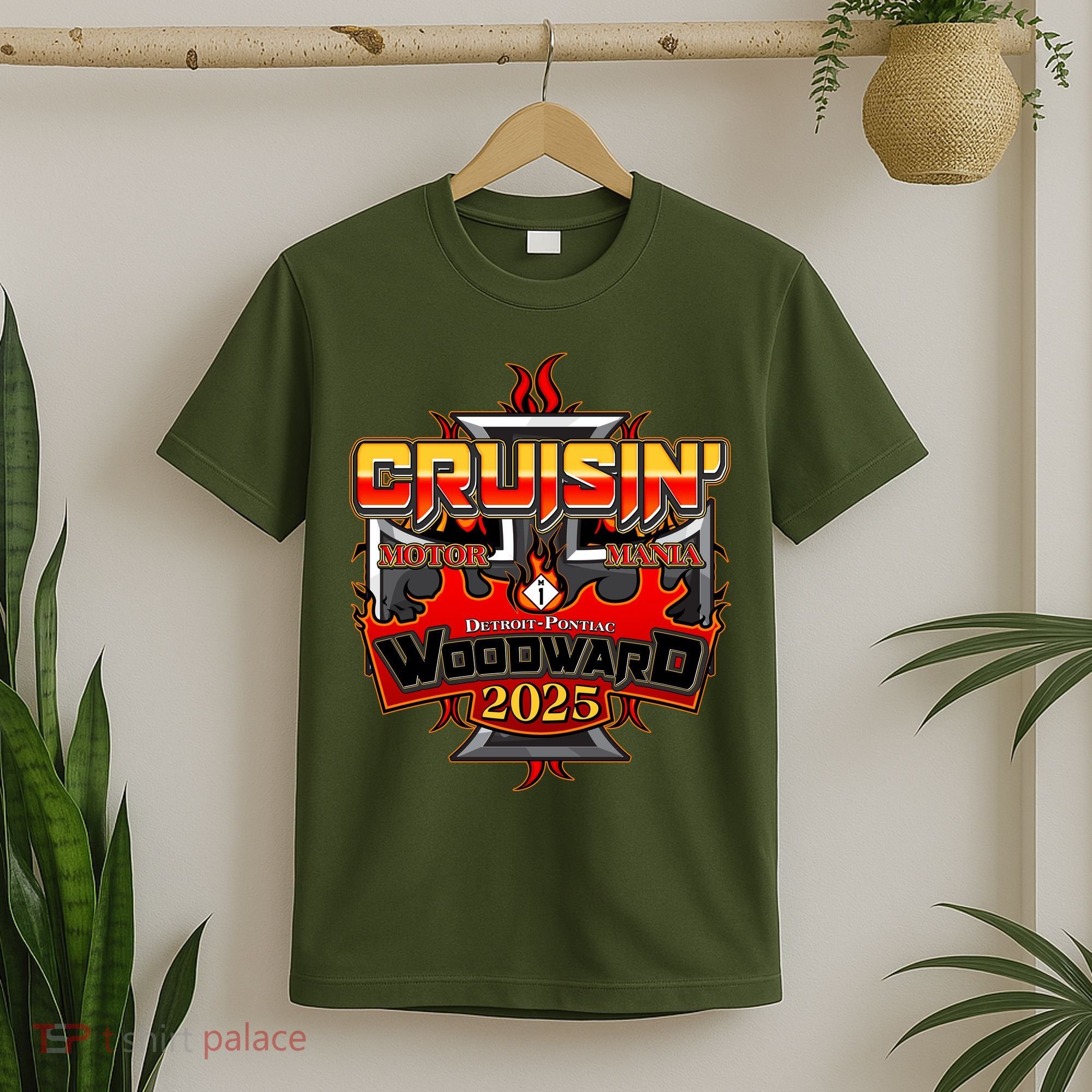 Cruisin Woodward Motor Mania 2025 T-Shirt