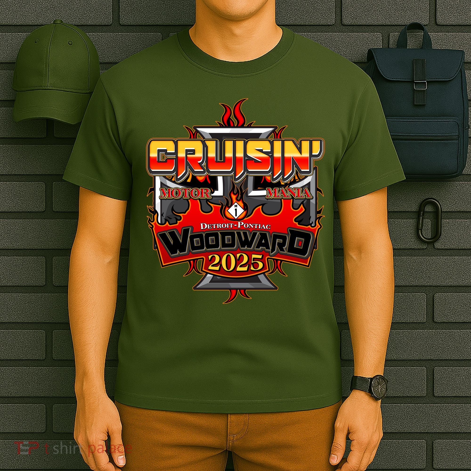 Cruisin Woodward Motor Mania 2025 T-Shirt