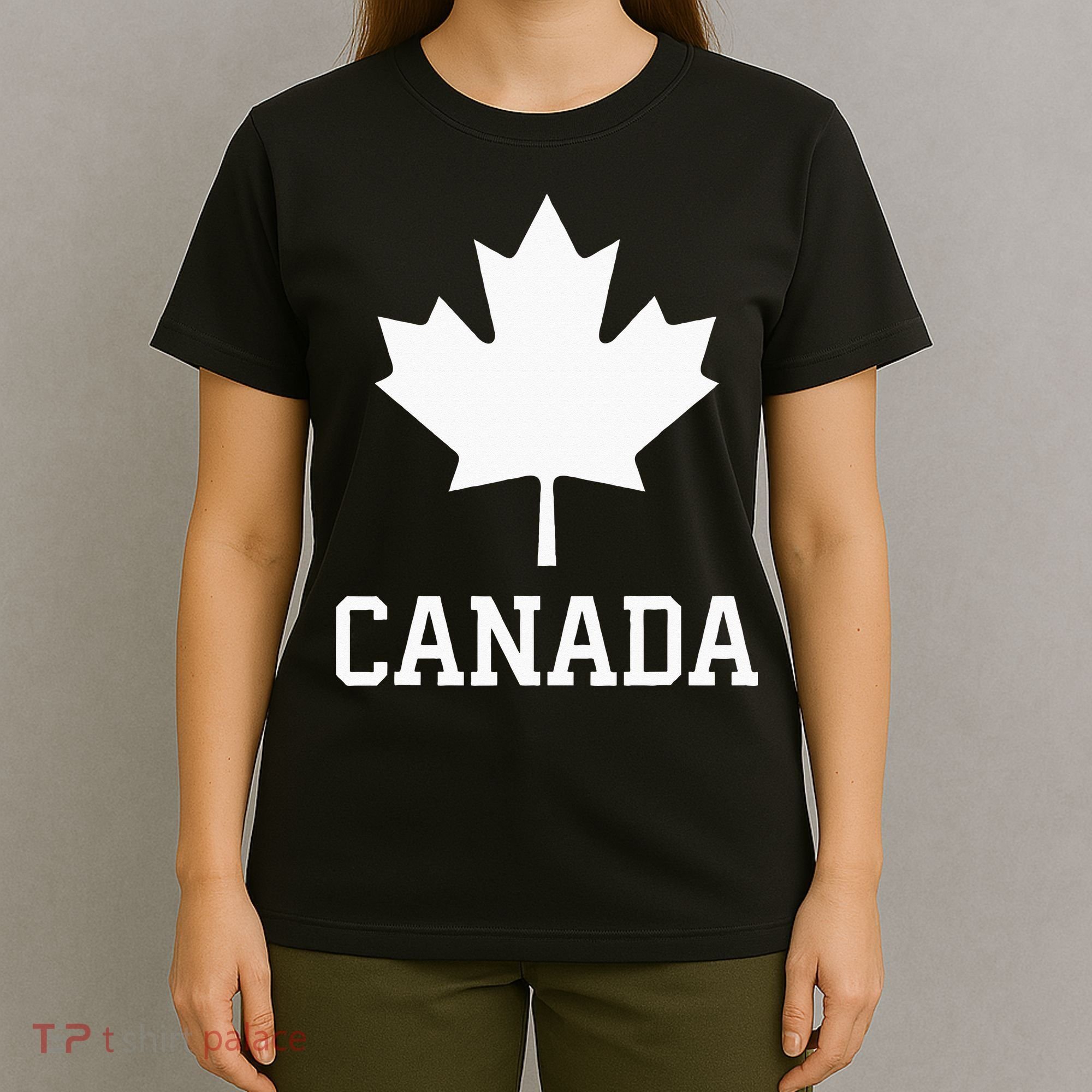 Canada Women Men Kids Canadian Maple Flag Canada Day T-Shirt