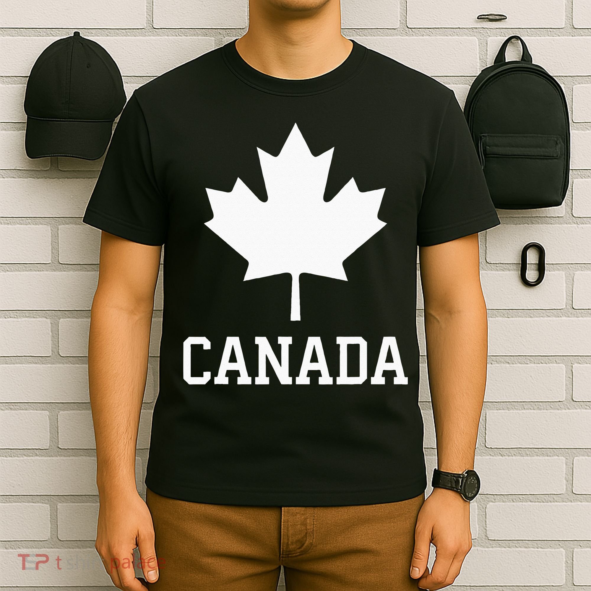 Canada Women Men Kids Canadian Maple Flag Canada Day T-Shirt