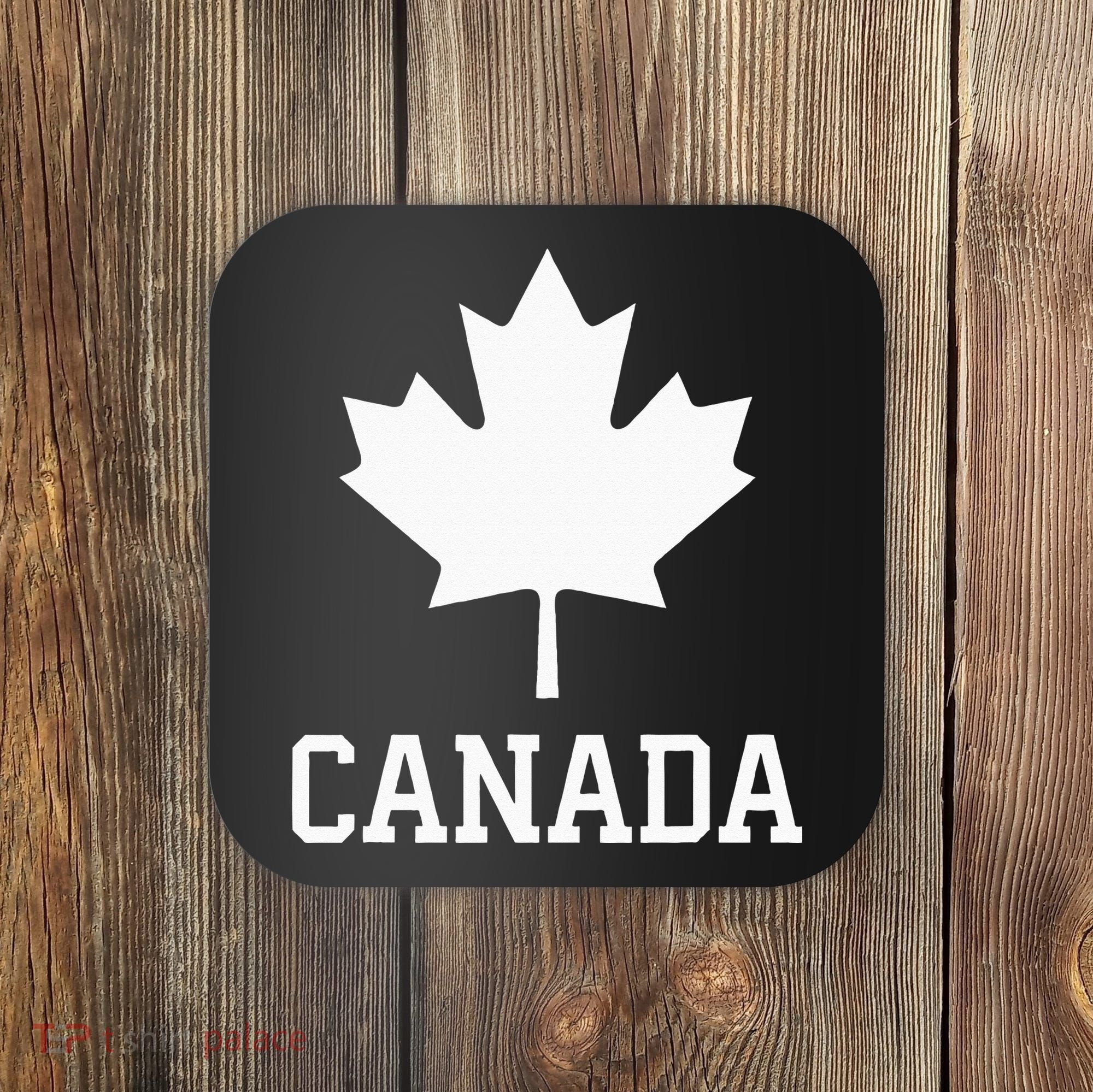 Canada Women Men Kids Canadian Maple Flag Canada Day Coaster