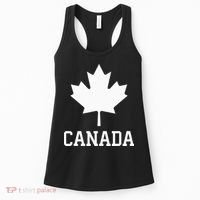 Canada Women Men Kids Canadian Maple Flag Canada Day Women's Tank Top thumb 0