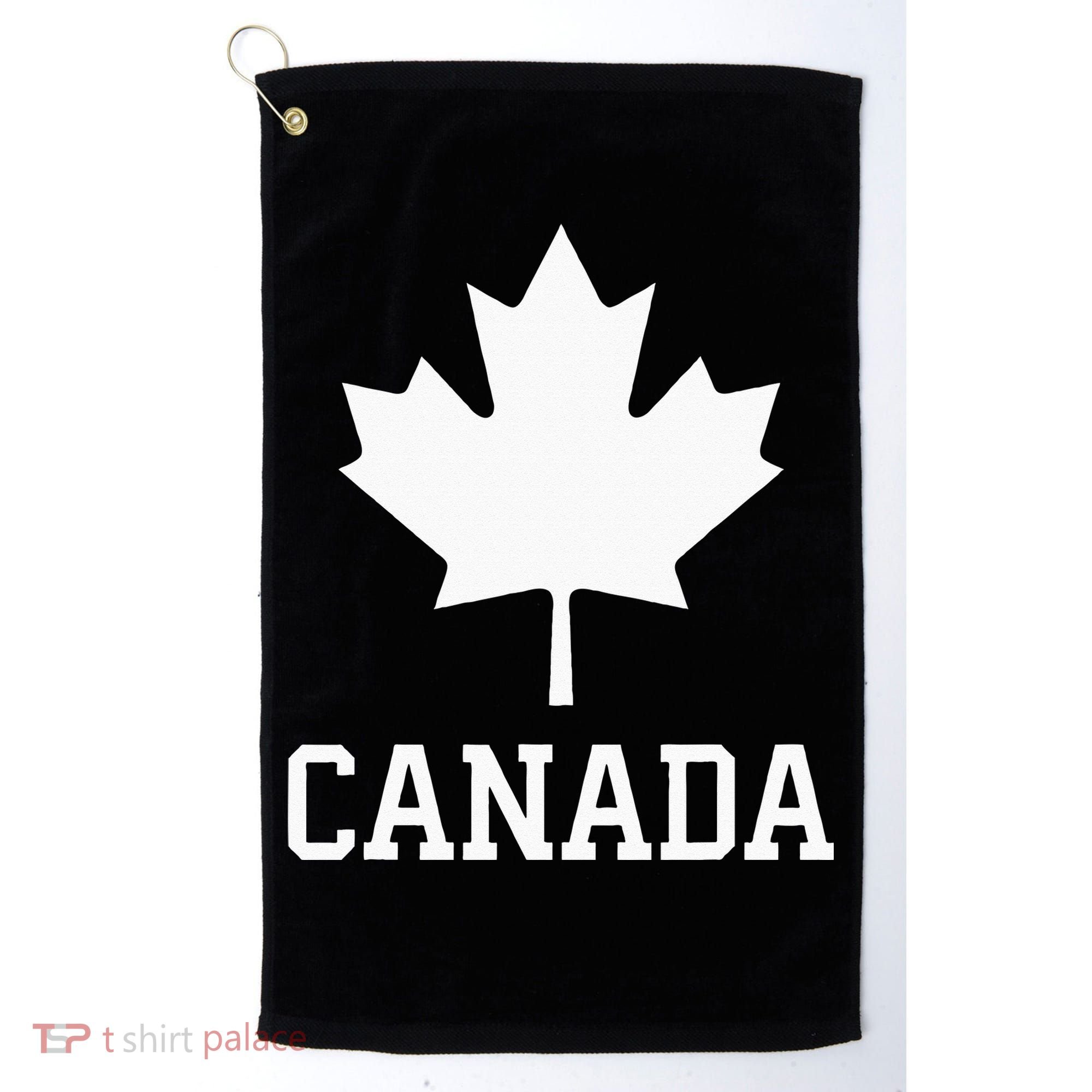 Canada Women Men Kids Canadian Maple Flag Canada Day Golf Towel