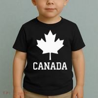 Canada Women Men Kids Canadian Maple Flag Canada Day Toddler T-Shirt thumb 2