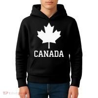Canada Women Men Kids Canadian Maple Flag Canada Day Kids Hoodie thumb 4