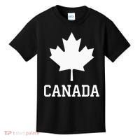 Canada Women Men Kids Canadian Maple Flag Canada Day Kids T-Shirt thumb 0