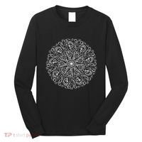 Curse Word Mandala Graphic Long Sleeve Shirt thumb 0