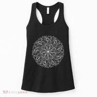 Curse Word Mandala Graphic Women's Tank Top thumb 0