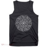 Curse Word Mandala Graphic Tank Top thumb 0