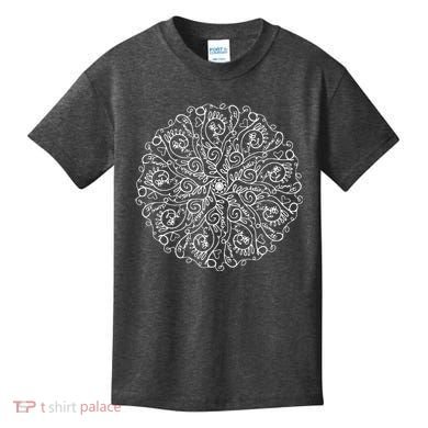 Curse Word Mandala Graphic Kids T-Shirt