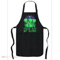 Chillin With My Aliens Group Halloween Apron thumb 0