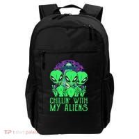 Chillin With My Aliens Group Halloween Backpack thumb 0