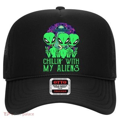 Chillin With My Aliens Group Halloween Hat