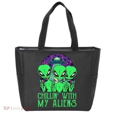 Chillin With My Aliens Group Halloween Bag