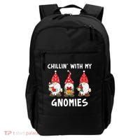 Chillin With My Gnomies Christmas Holiday Backpack thumb 0