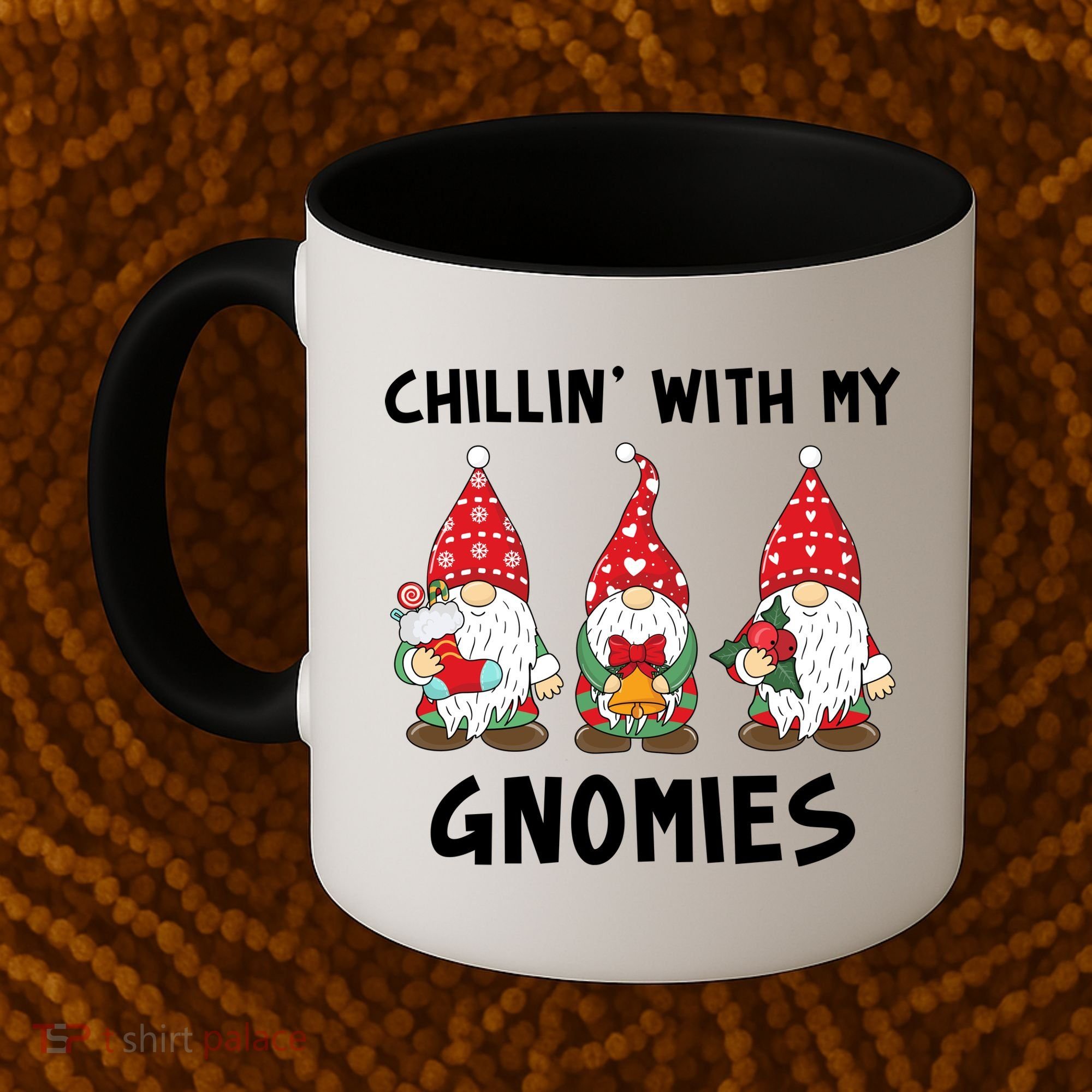 Chillin With My Gnomies Christmas Holiday Coffee Mug