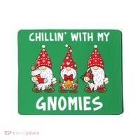 Chillin With My Gnomies Christmas Holiday Mousepad thumb 0