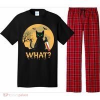 Cat What Murderous Black Cat Halloween Day Pajama Set thumb 0