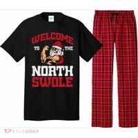 Christmas Welcome North Swole Xmas Muscle Gym Pajama Set thumb 0